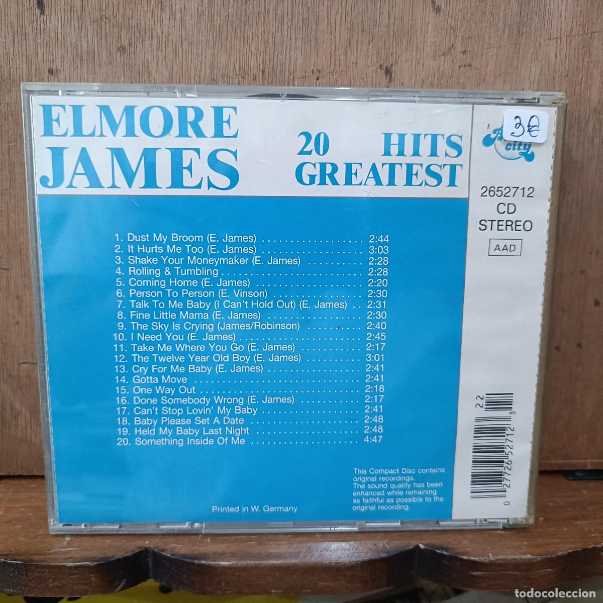 CDs de m&uacute;sica: Elmore James - 20 Greatest Hits - CD. - Foto 2
