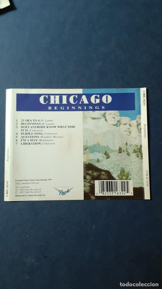 CDs de m&uacute;sica: Chicago - Beginnings (CD) - Foto 5