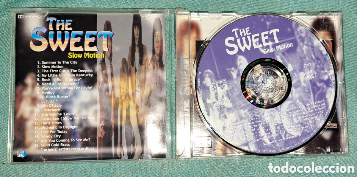 CDs de m&uacute;sica: CD THE SWEET SLOW MOTION 1998 - Foto 2