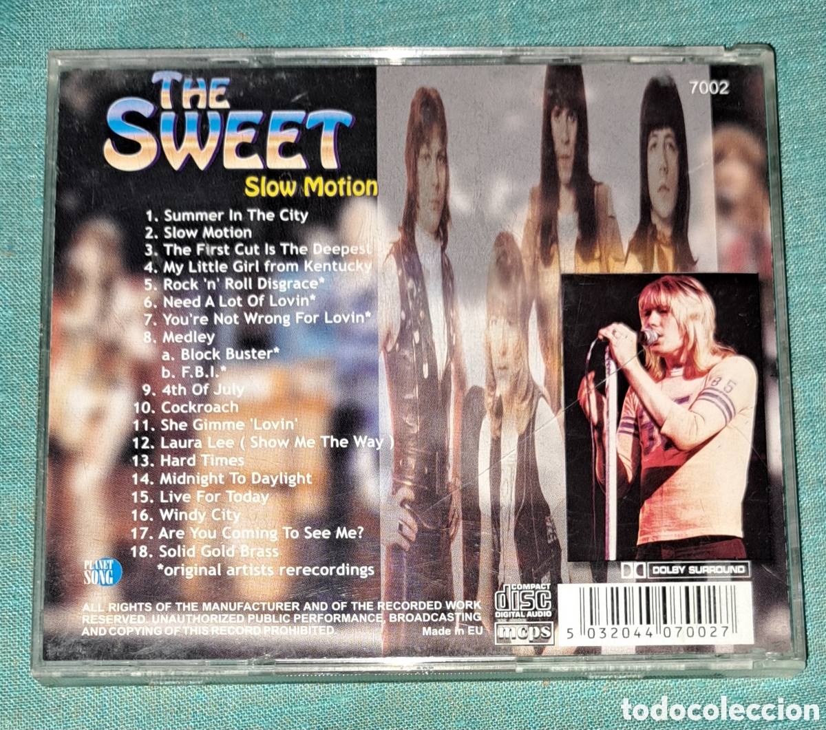 CDs de m&uacute;sica: CD THE SWEET SLOW MOTION 1998 - Foto 3