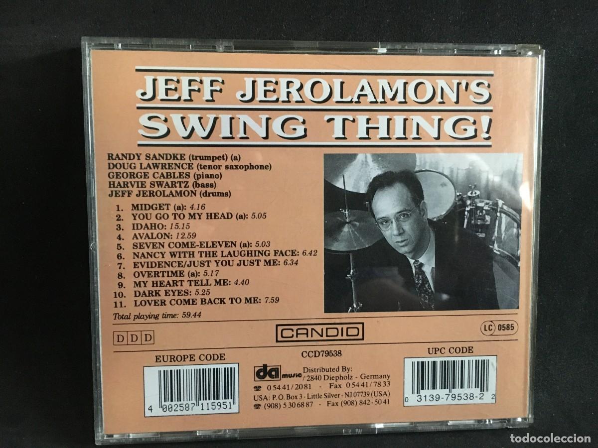 CDs de m&uacute;sica: Jeff Jerolamon &lrm;&ndash; Jeff Jerolamons Swing Thing! - CD - CandId - Foto 2