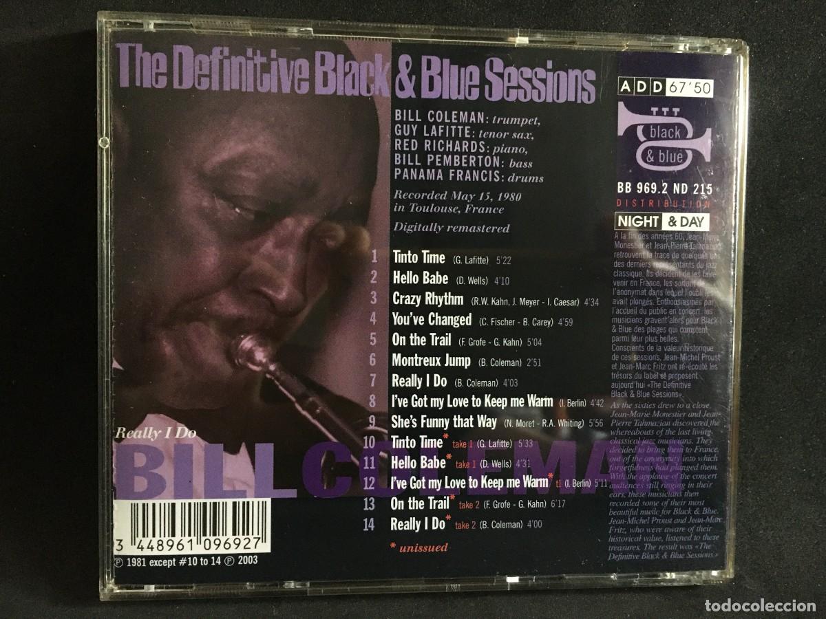 CDs de m&uacute;sica: Bill Coleman &lrm;&ndash; Really I Do - CD - Black And Blue - Foto 2