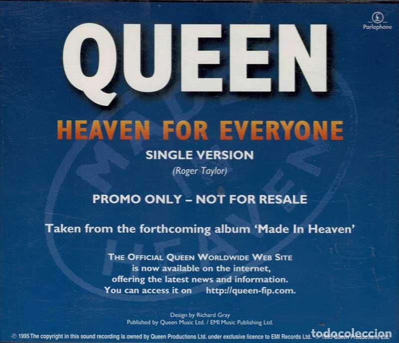 CDs de m&uacute;sica: Queen - Heaven For Everyone. CD Single, Promo - Foto 2