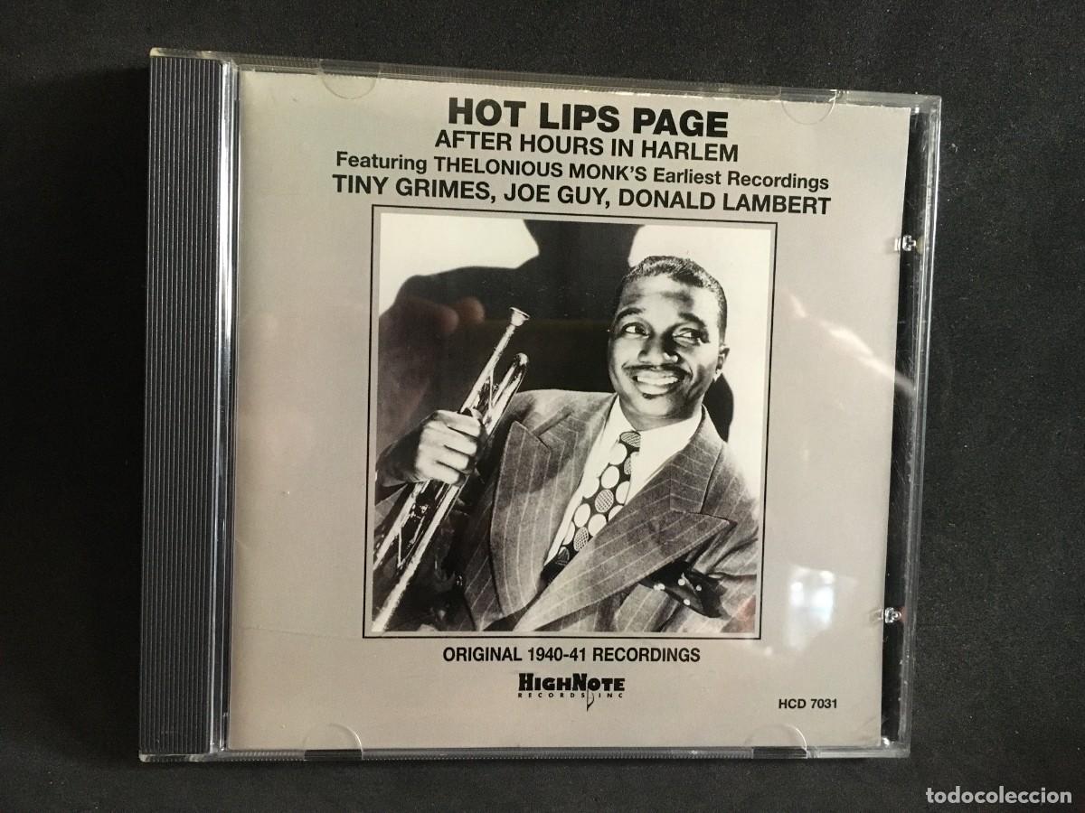 CDs de m&uacute;sica: Hot Lips Page &ndash; After Hours In Harlem - CD - HighNote Records - Foto 1