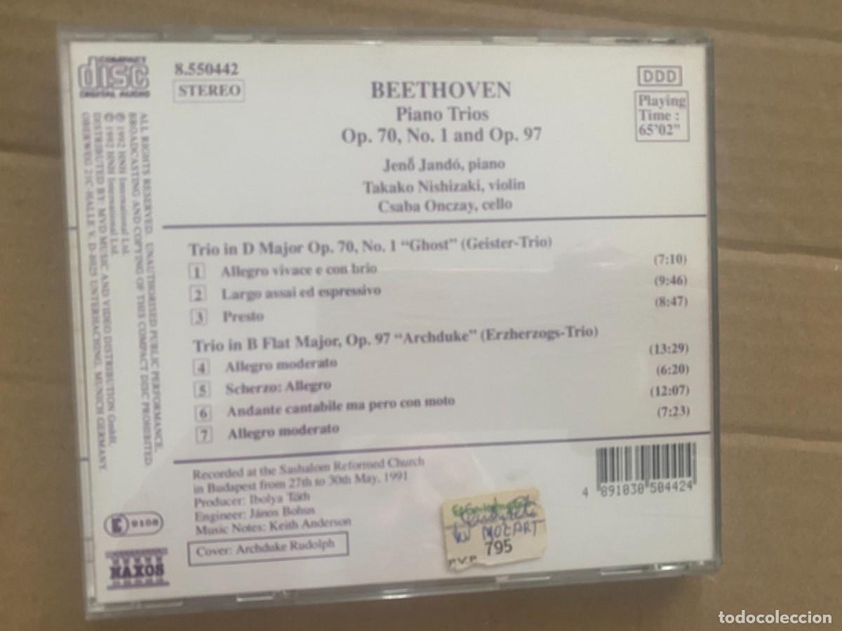 CDs de m&uacute;sica: CD BEETHOVEN - Piano Trios Archduke - Foto 2