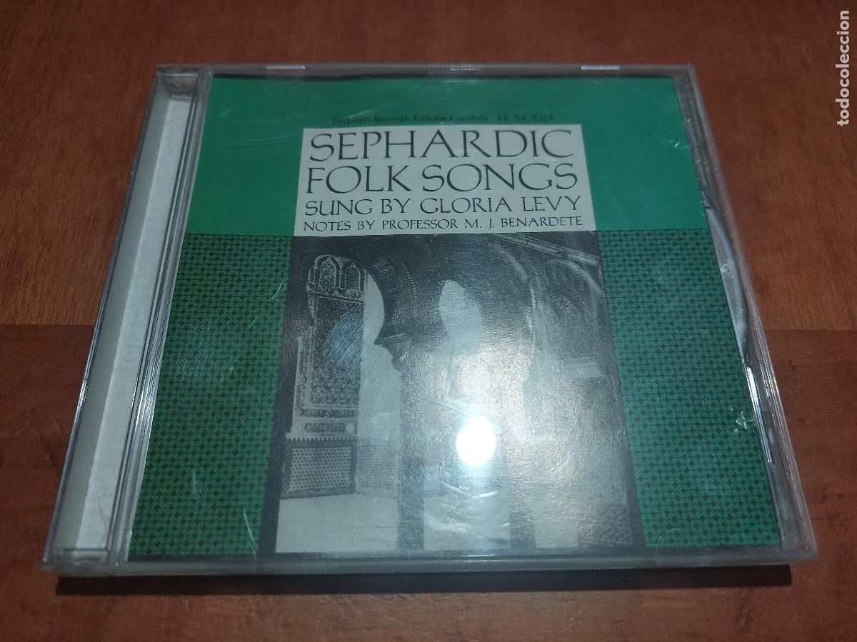 Music CDs: GLORIA LEVY. SEPHARDIC FOLK SONGS. CON 21 TEMAS. CD EN BUEN ESTADO