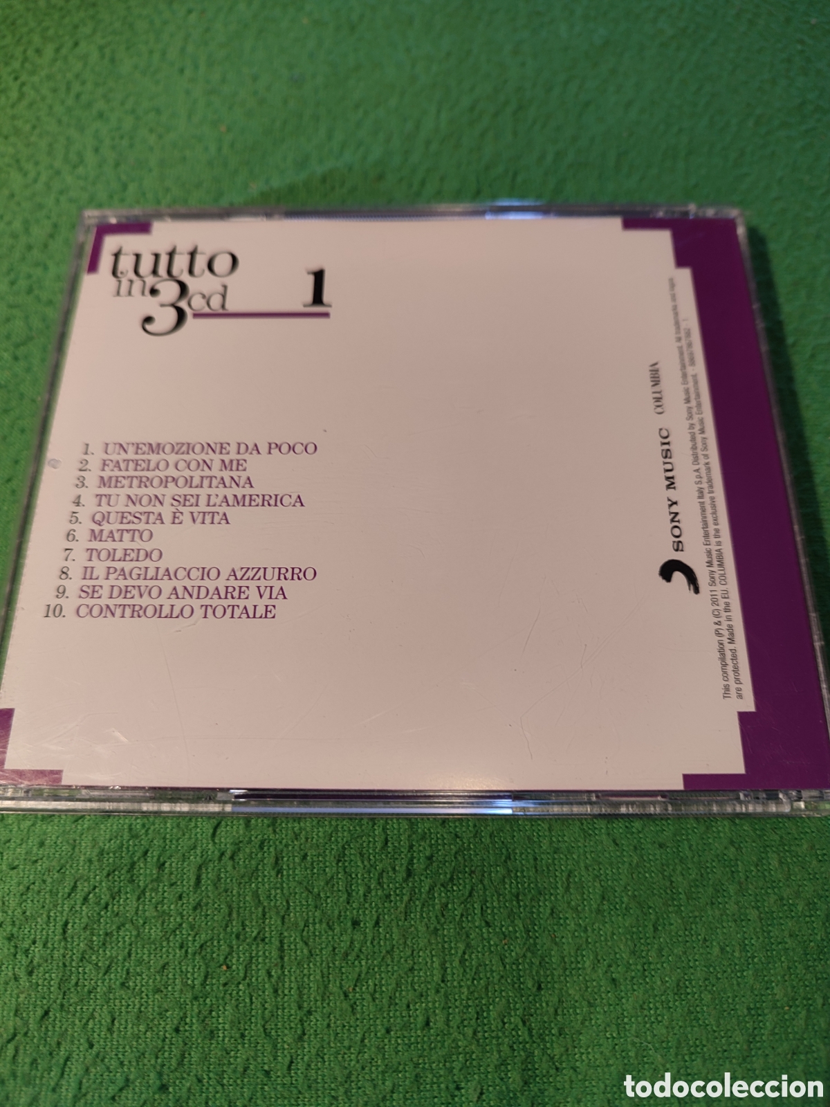 CDs de m&uacute;sica: Anna Oxa - Tutto CD Vol 1 - Foto 3