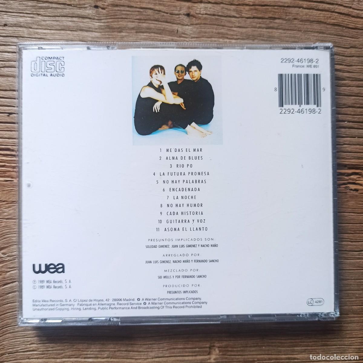 CDs de m&uacute;sica: CD - Presuntos Implicados &ndash; Alma De Blues - Foto 2