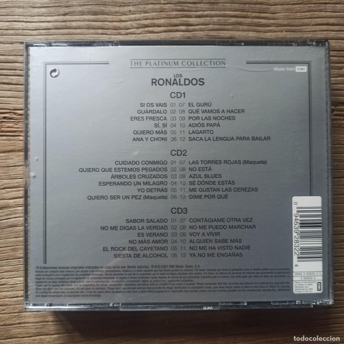 CDs de m&uacute;sica: CD - Los Ronaldos &ndash; The Platinum Collection - Foto 2