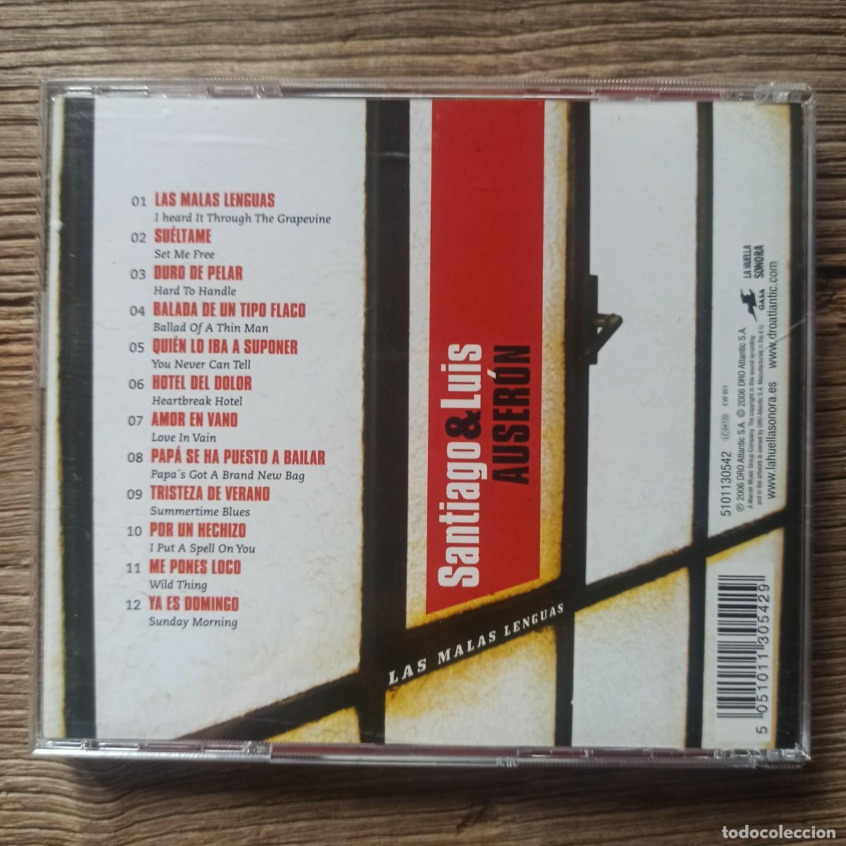 CDs de m&uacute;sica: CD - Santiago & Luis Auser&oacute;n &ndash; Las Malas Lenguas - Foto 2