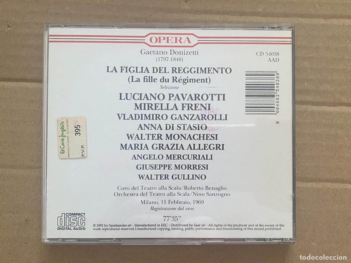CDs de m&uacute;sica: CD DONIZETTI - LA FIGLIA DEL REGGIMENTO - Foto 2