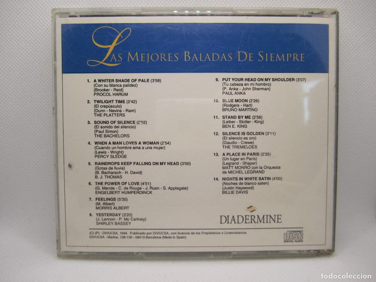 CDs de m&uacute;sica: cd las mejores baladas de siempre - Foto 3