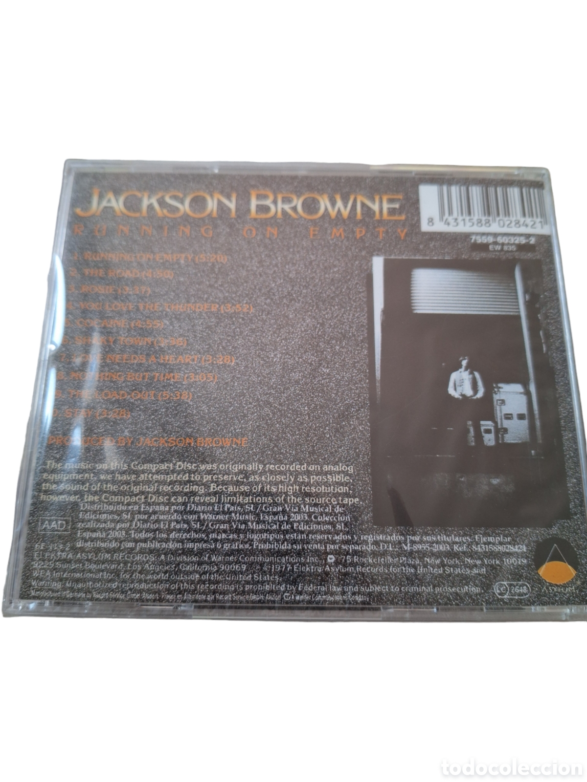 CDs de m&uacute;sica: SCD162 JACKSON BROWNE . RUNNING ON EMPTY CD MUSICA - Foto 2