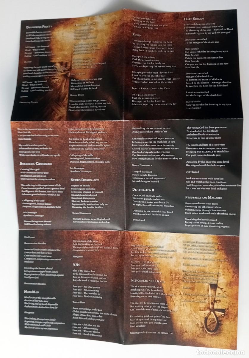 CDs de m&uacute;sica: CD PESTILENCE - RESURRECTION MACABRE - Foto 4