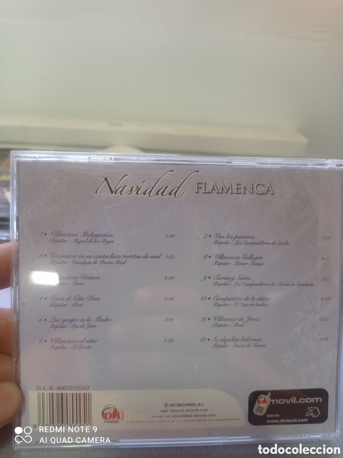 CDs de m&uacute;sica: Navidad flamenca cd ok records - Foto 2
