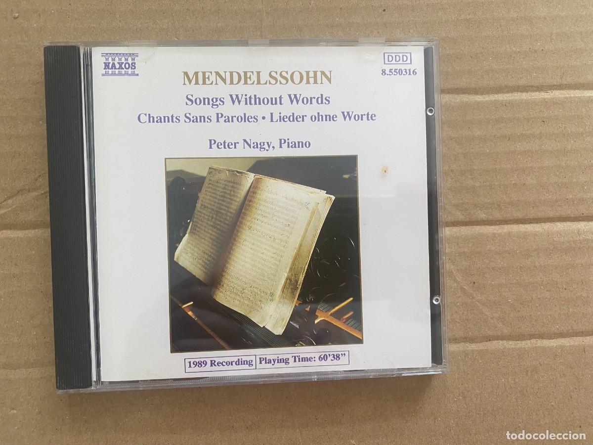 CDs de m&uacute;sica: CD MENDELSSOHN - SONGS WITHOUT WORDS - Foto 1