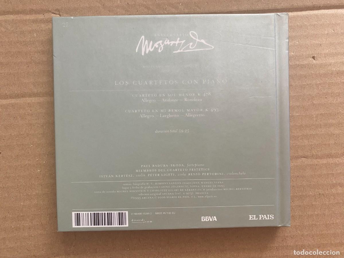 CDs de m&uacute;sica: CD MOZART - LOS CUARTETOS CON PIANO - Foto 2