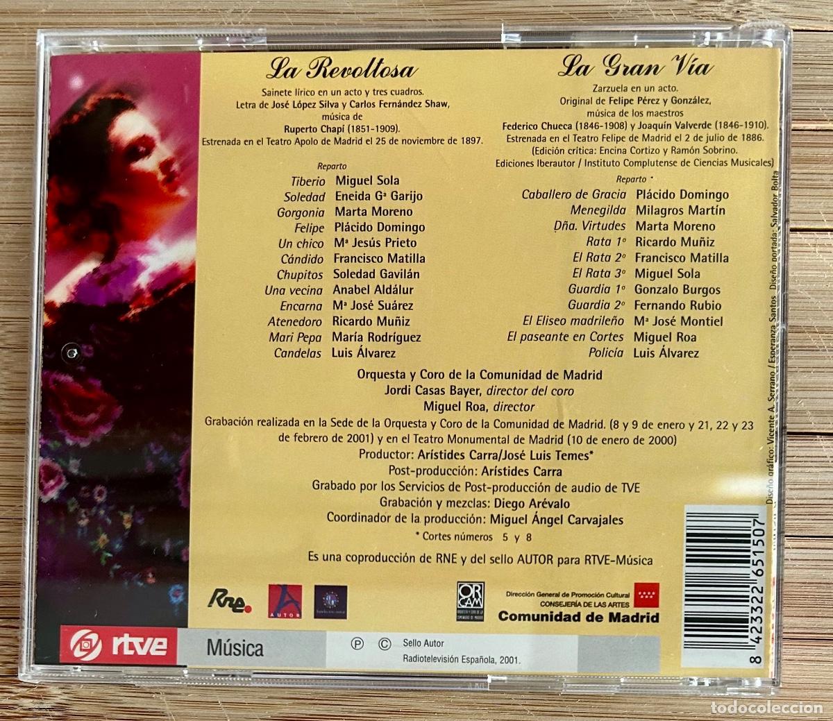 CDs de m&uacute;sica: Pl&aacute;cido Domingo - Zarzuela - Foto 2