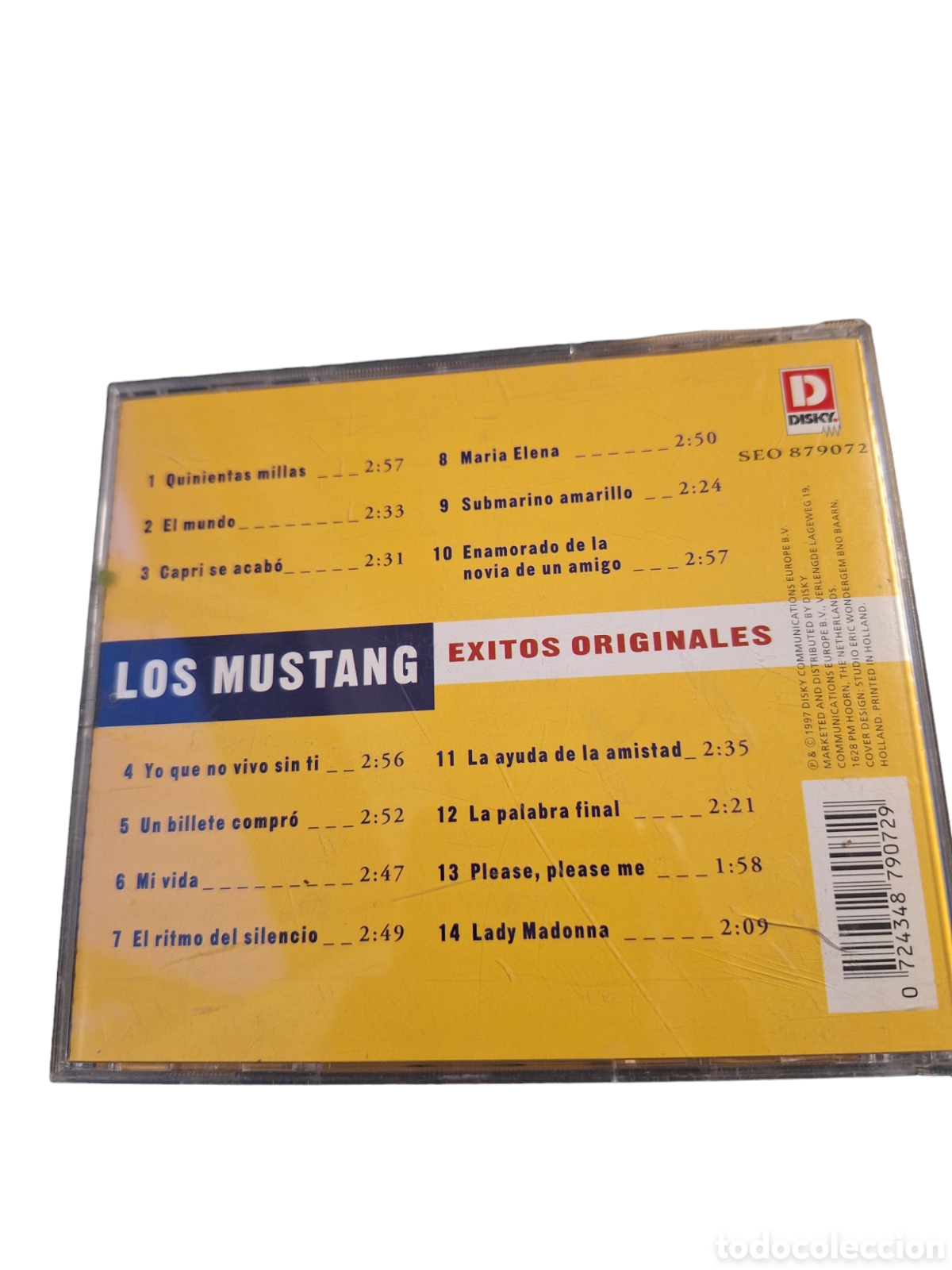 CDs de m&uacute;sica: SCD161 LOS MUSTANG exitos originales CD MUSICA - Foto 2