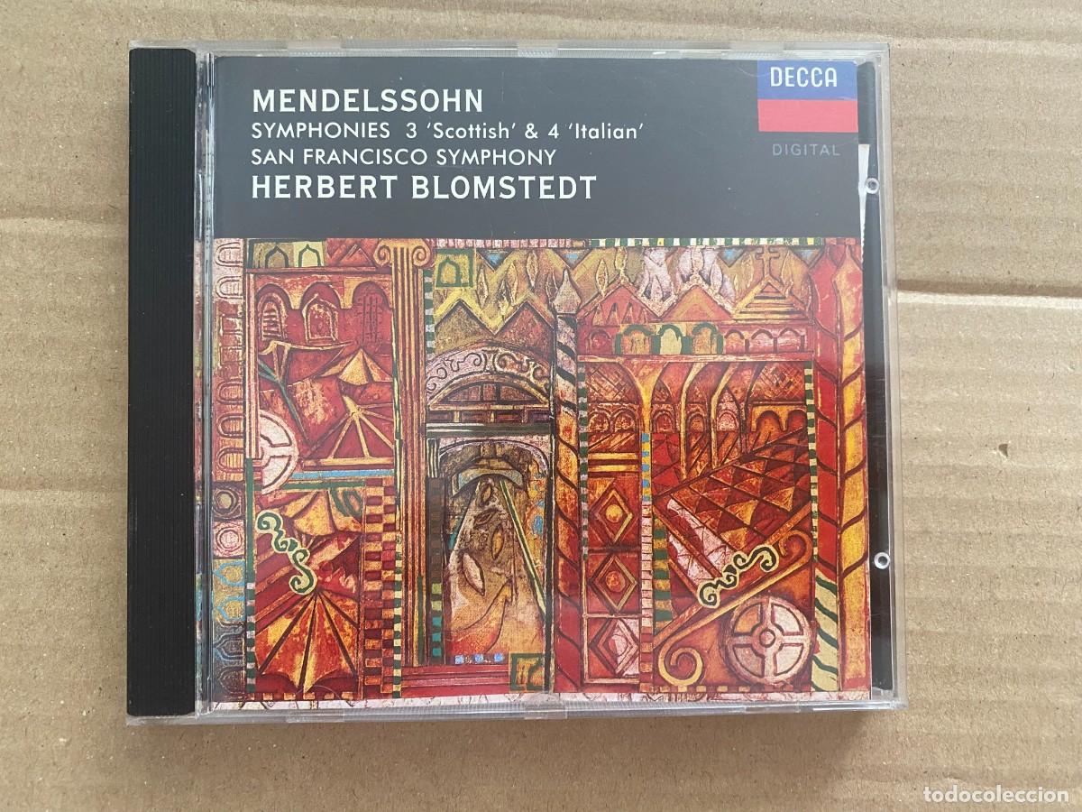 CDs de m&uacute;sica: CD MENDELSSOHN - SYMPHONIES 3 - HERBERT BLOMSTEDT - Foto 1