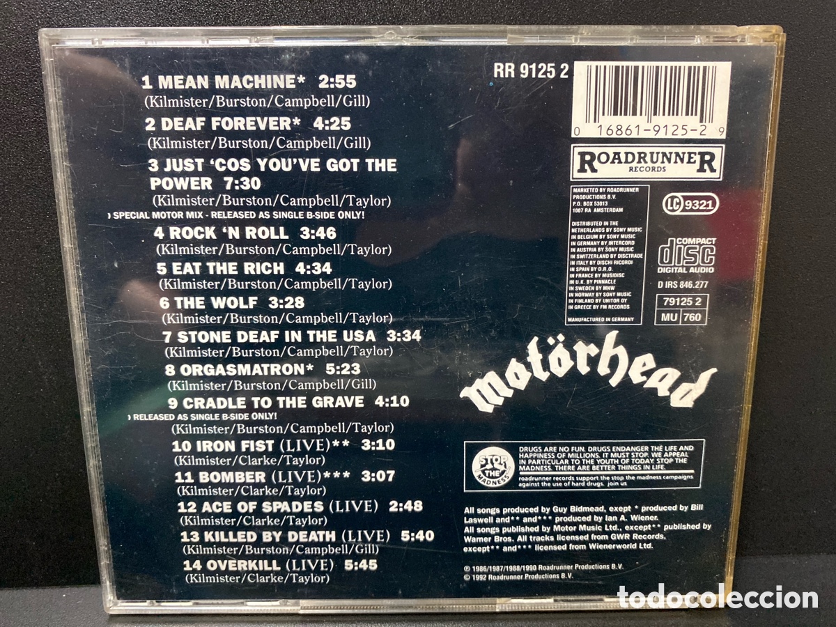 CDs de m&uacute;sica: Mot&ouml;rhead - The Best Of (CD, Comp) - Foto 2
