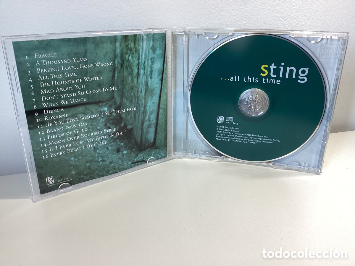 CDs de m&uacute;sica: Sting - ...All This Time - Cd 2001 - Foto 3