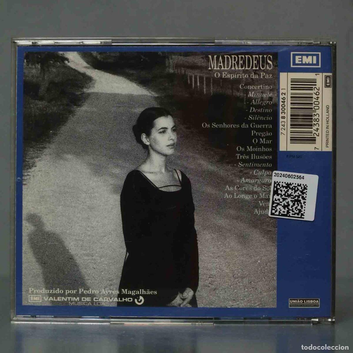 CDs de m&uacute;sica: CD. Madredeus &ndash; O Esp&iacute;rito Da Paz - Foto 2