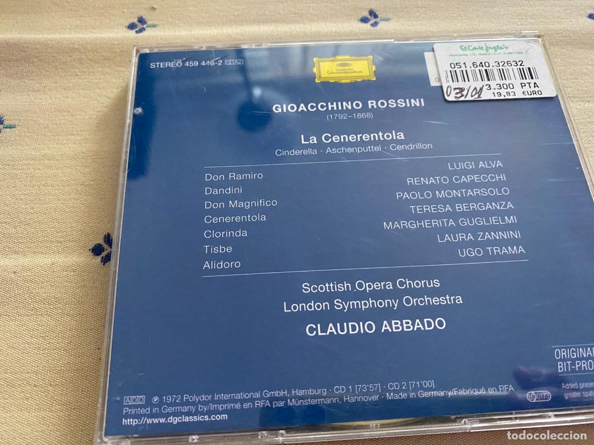 CDs de m&uacute;sica: CD ROSSINI - LA CENERENTOLA - Foto 2