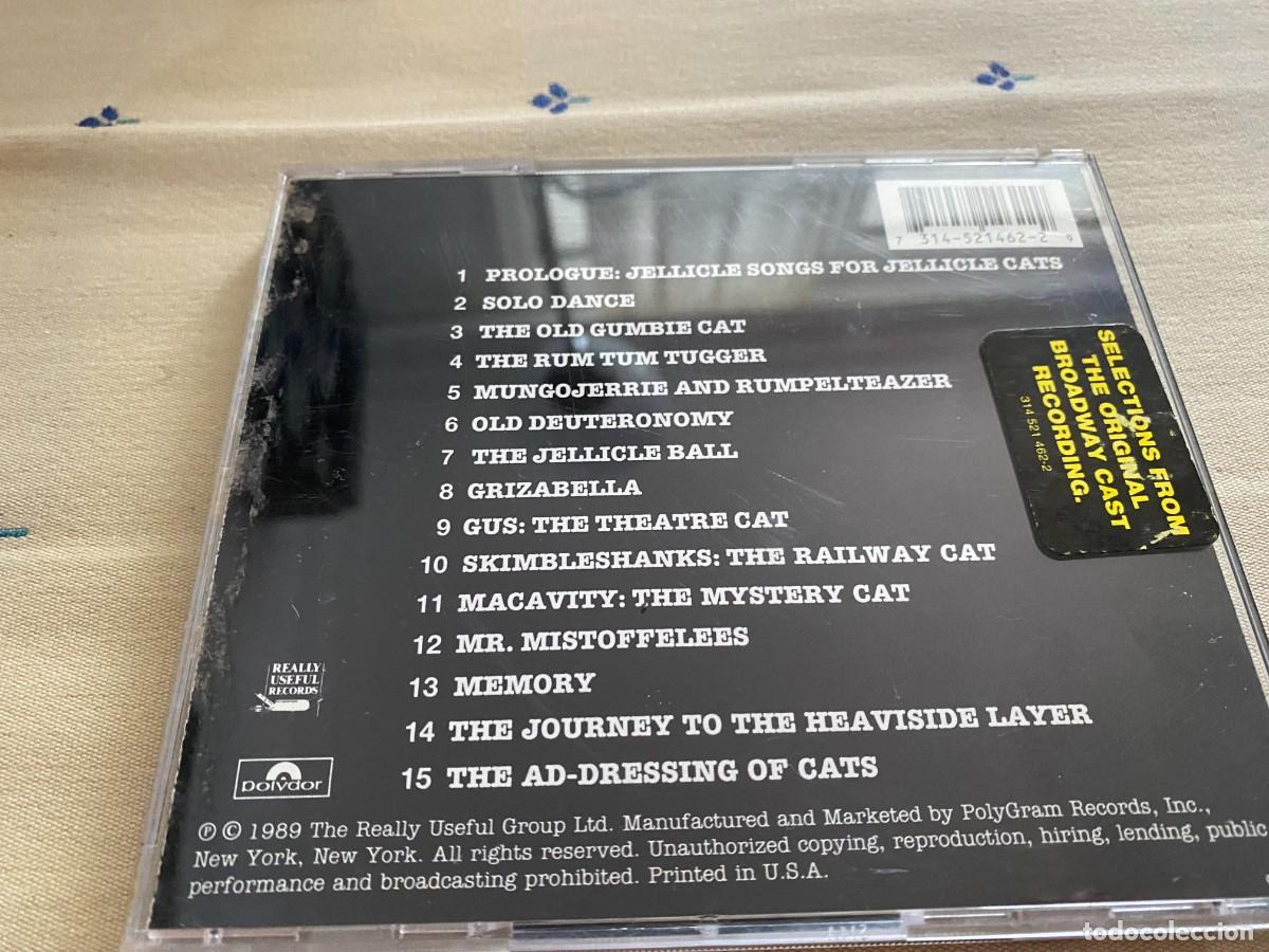 CDs de m&uacute;sica: CD CATS - SELECTIONS FROM CATS - Foto 2