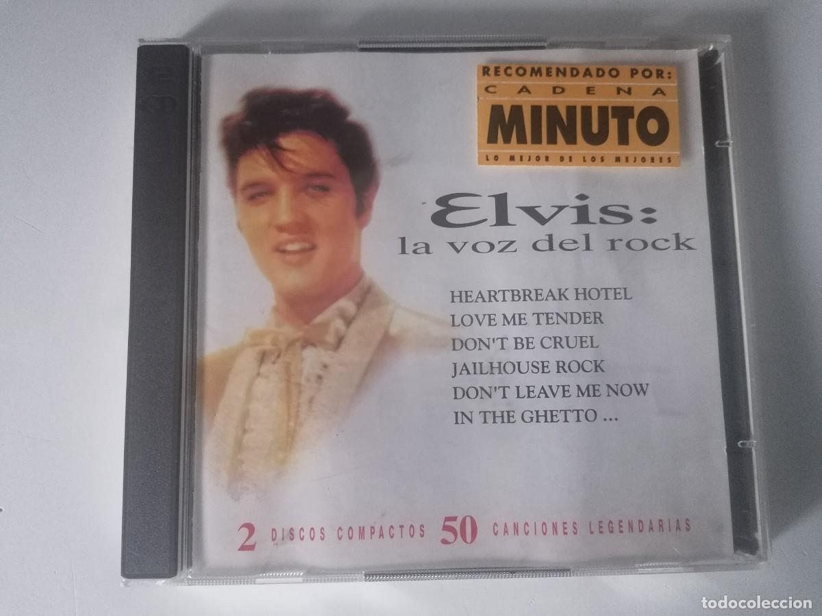 CDs de m&uacute;sica: ELVIS PRESLEY LA VOZ DEL ROCK 2 CDS - Foto 1
