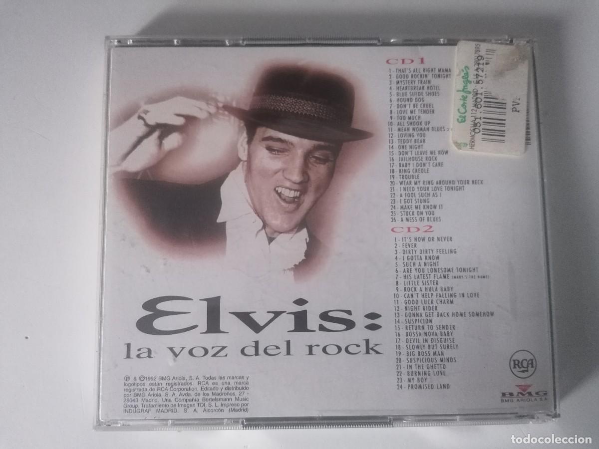 CDs de m&uacute;sica: ELVIS PRESLEY LA VOZ DEL ROCK 2 CDS - Foto 2