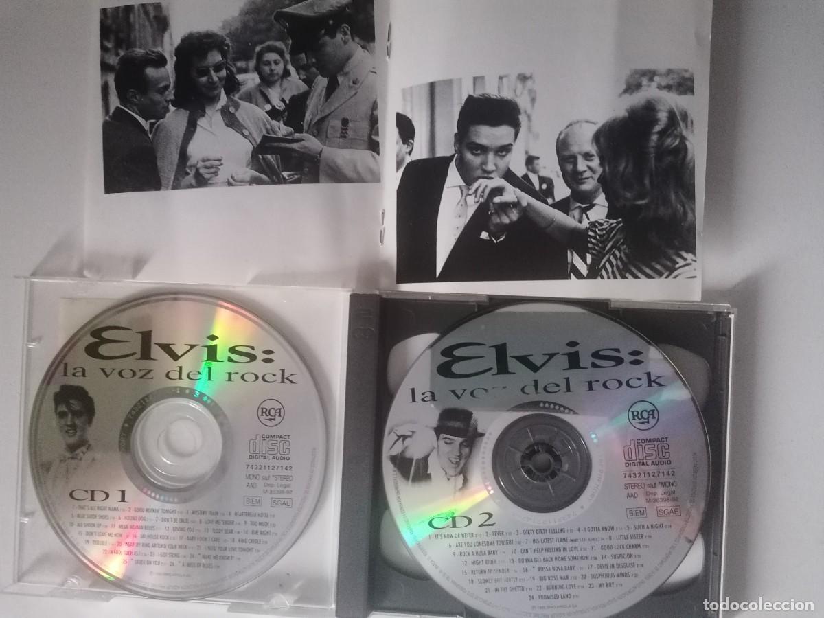 CDs de m&uacute;sica: ELVIS PRESLEY LA VOZ DEL ROCK 2 CDS - Foto 3