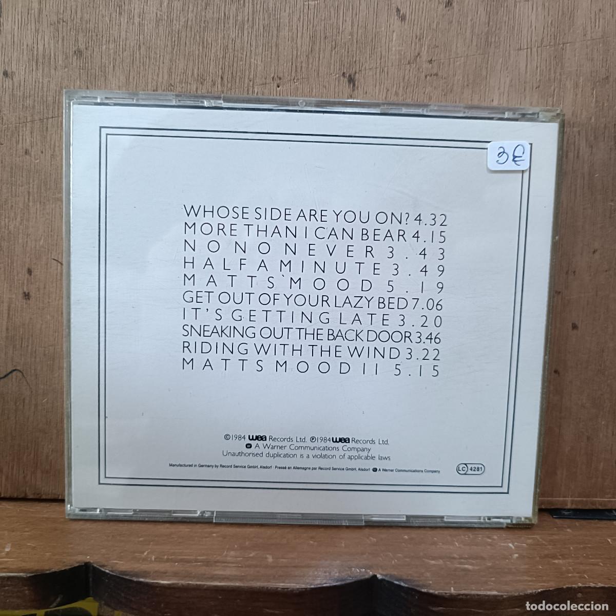 CDs de m&uacute;sica: Matt Bianco - Whose side are you on - CD. - Foto 2