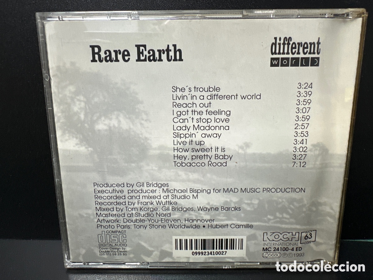 CDs de m&uacute;sica: Rare Earth - Different World (CD) - Foto 2