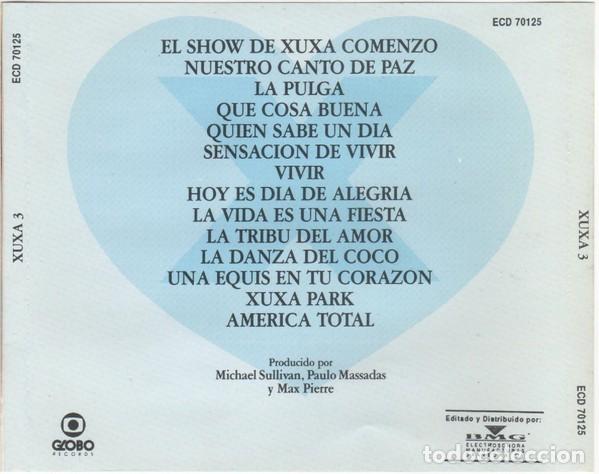 CDs de m&uacute;sica: Xuxa 3 1992 CD Argentina - Foto 2
