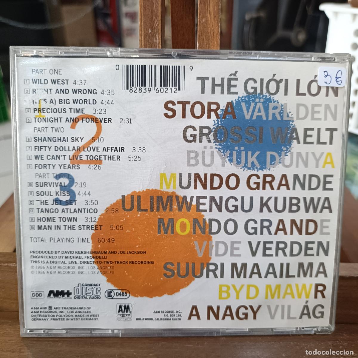 CDs de m&uacute;sica: Joe Jackson - Big World - CD. - Foto 2