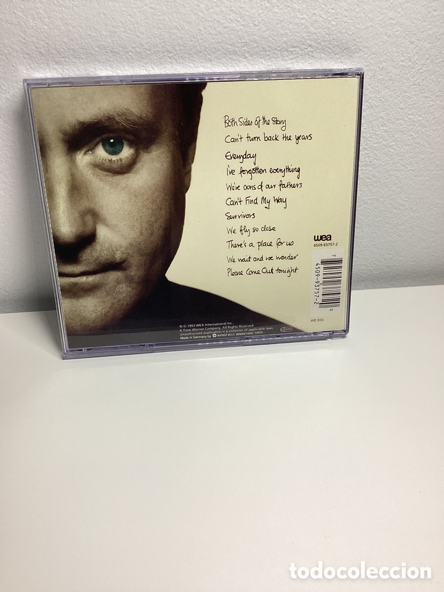 CDs de m&uacute;sica: Phil Collins - Both Sides - Cd 1993 - Foto 2