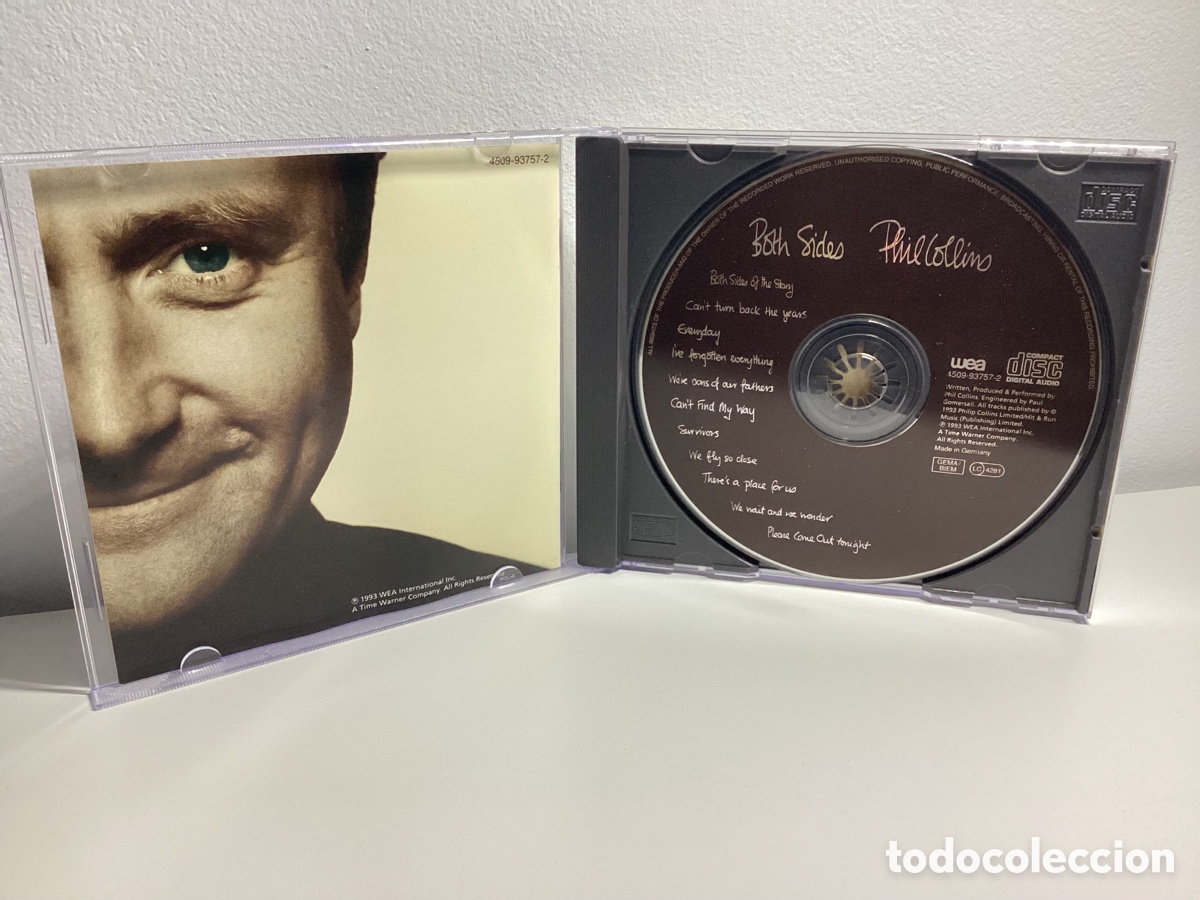 CDs de m&uacute;sica: Phil Collins - Both Sides - Cd 1993 - Foto 3