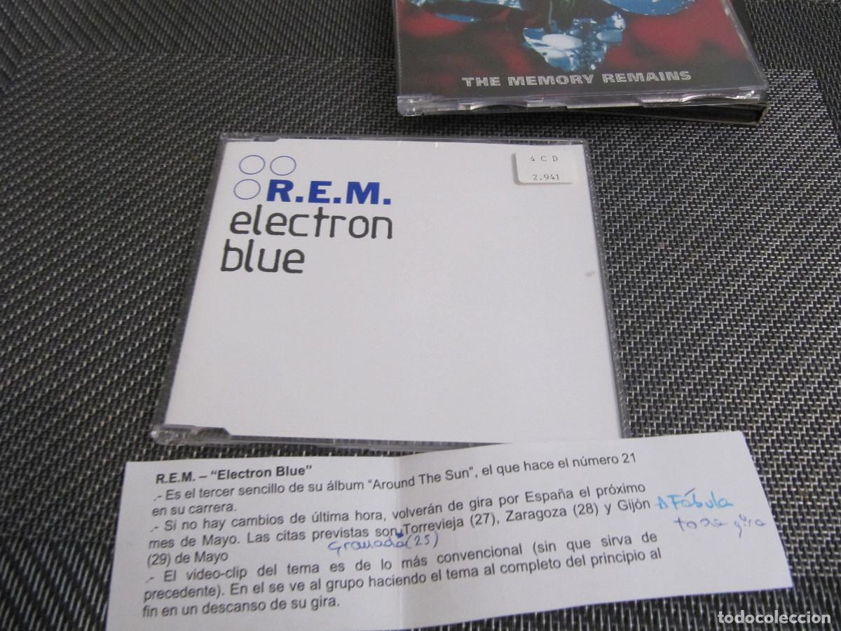 CDs de m&uacute;sica: R.E.M. &rdquo;ELECTRON BLUE CD SINGLE 1 TRACKS CADENA 100 - Foto 1