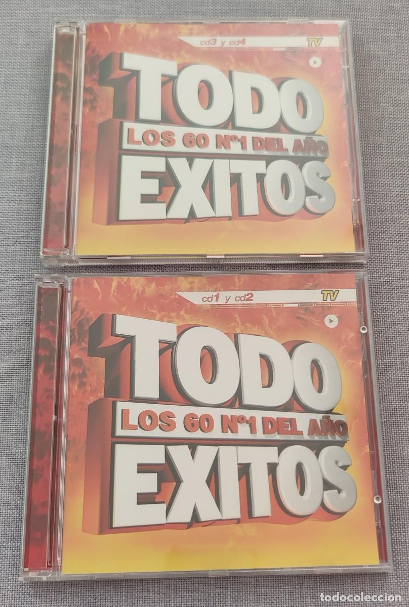CDs de m&uacute;sica: 4 CD. Musica. Todo Exitos. Los 60 numeros 1 del a&ntilde;o. - Foto 1