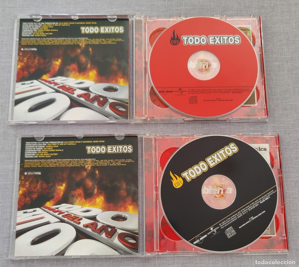 CDs de m&uacute;sica: 4 CD. Musica. Todo Exitos. Los 60 numeros 1 del a&ntilde;o. - Foto 2