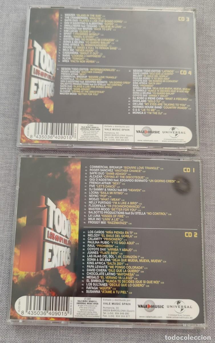 CDs de m&uacute;sica: 4 CD. Musica. Todo Exitos. Los 60 numeros 1 del a&ntilde;o. - Foto 4