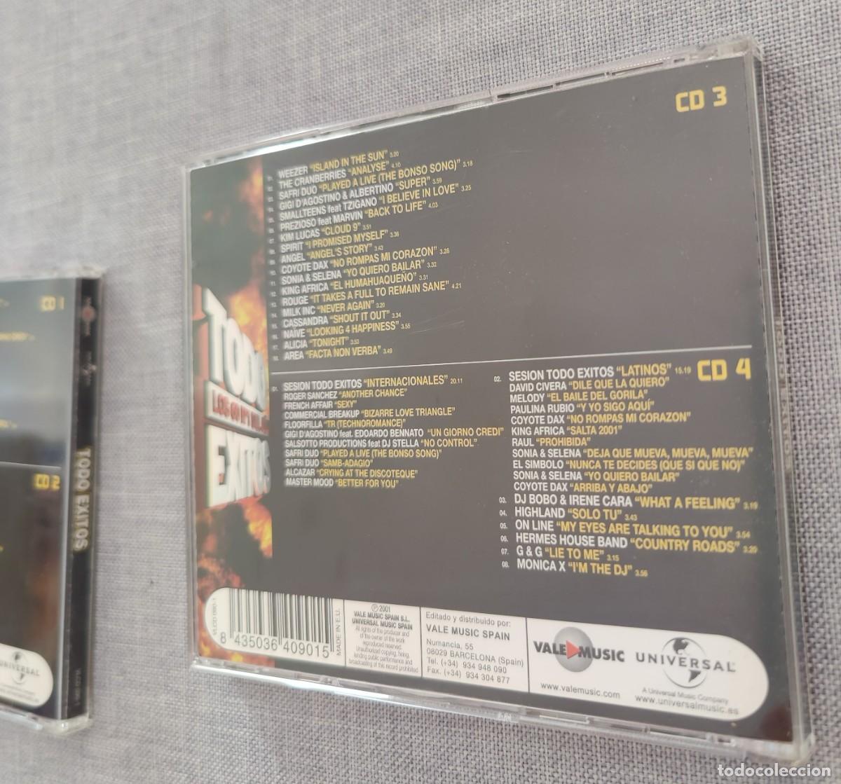 CDs de m&uacute;sica: 4 CD. Musica. Todo Exitos. Los 60 numeros 1 del a&ntilde;o. - Foto 7