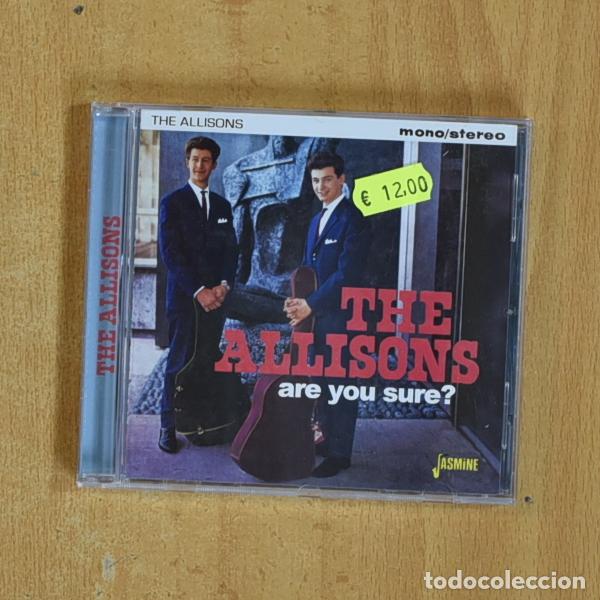 CDs de m&uacute;sica: THE ALLISONS - ARE YOU SURE - CD - Foto 1