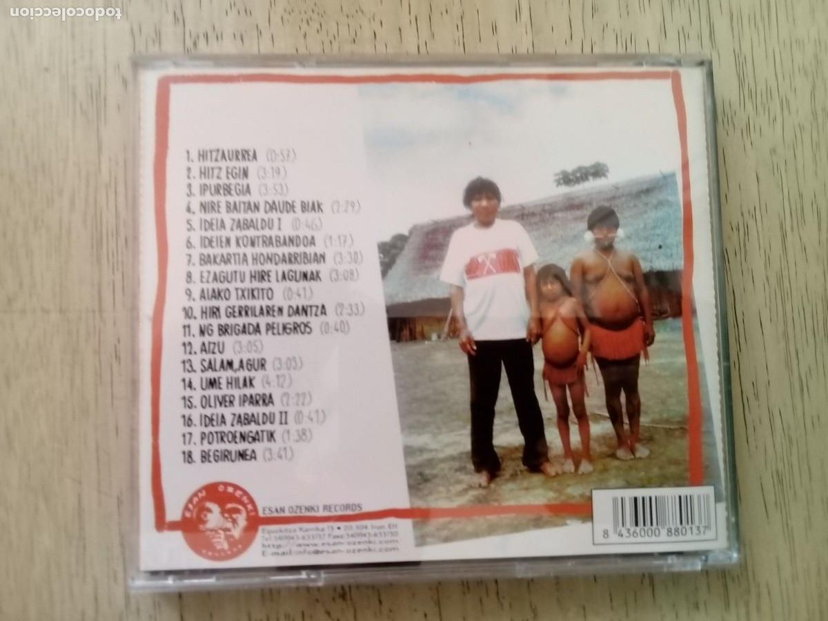 CDs de m&uacute;sica: Negu gorriak. Ideia zabaldu. CD - Foto 2