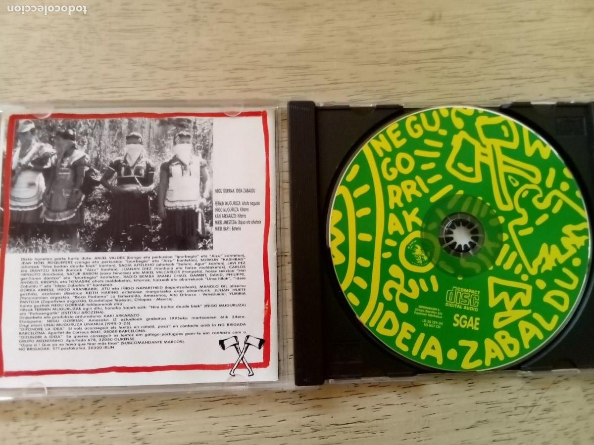 CDs de m&uacute;sica: Negu gorriak. Ideia zabaldu. CD - Foto 3