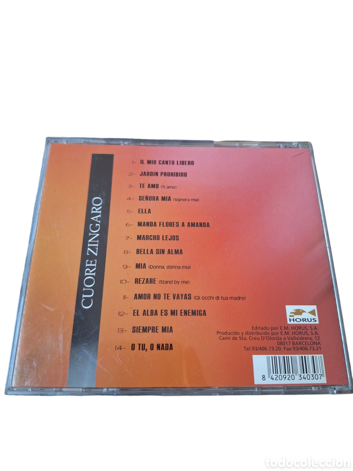 CDs de m&uacute;sica: SCD147 JUNCO - CUORE ZINGARO - CD MUSICA - Foto 2