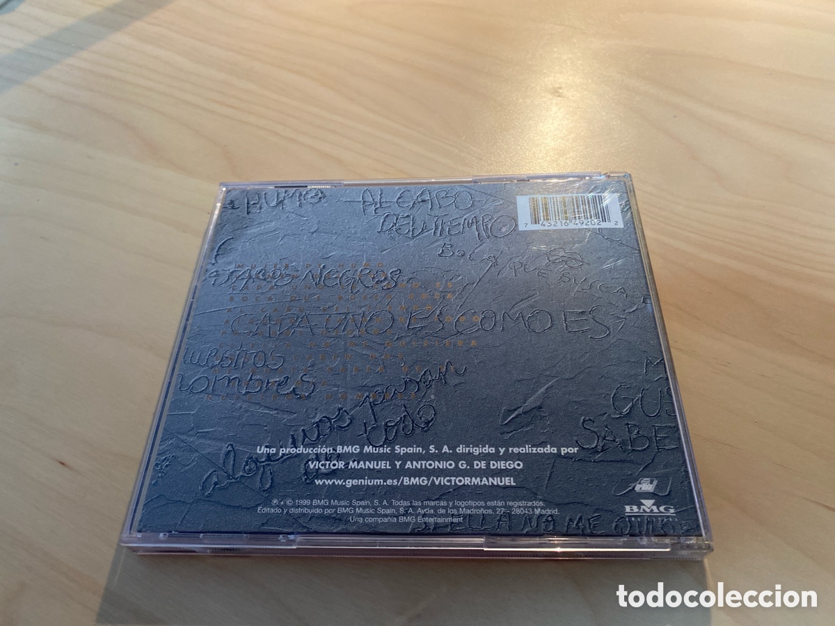 CDs de m&uacute;sica: Victor Manuel - Cada Uno Es Como Es - Foto 2