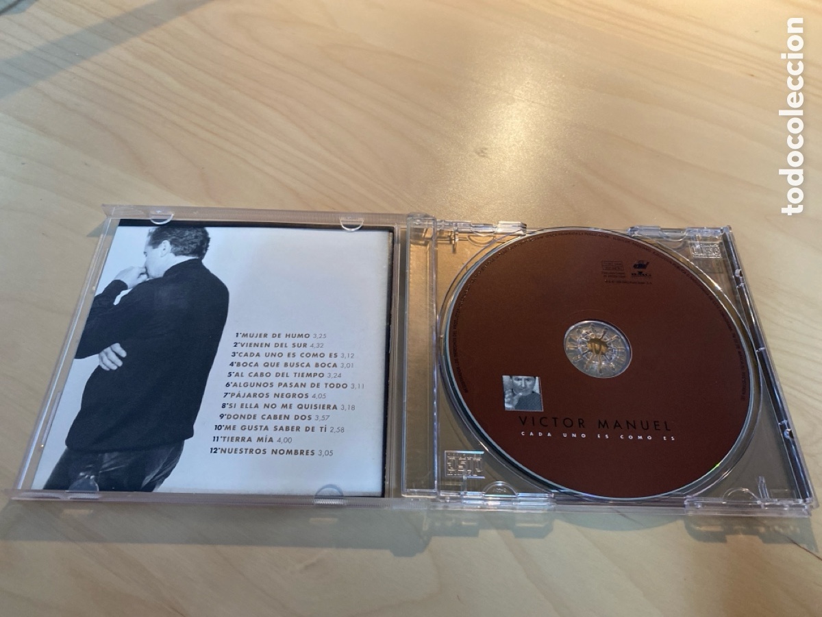 CDs de m&uacute;sica: Victor Manuel - Cada Uno Es Como Es - Foto 3