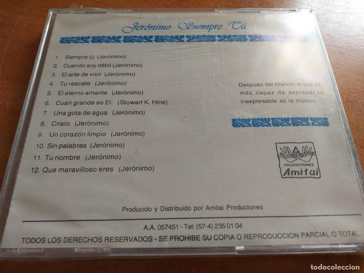 CDs de m&uacute;sica: JERONIMO : SIEMPRE T&Uacute; - Foto 2